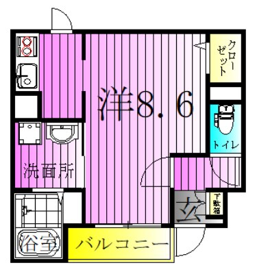 メゾンHIDE 間取り図
