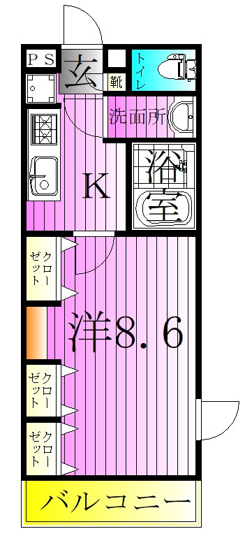 リブリ・Ｊｕｎｅ　ＨＡＰＰＩＮＥＳＳ 間取り図