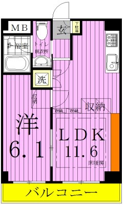 八潮ＰＡＲＫ　ＳＱＵＡＲＥ 間取り図