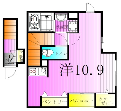 メゾンHIDE 間取り図