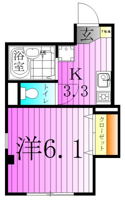 クレセール雅 間取り図