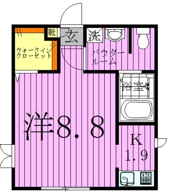 レジェンド西新井 間取り図