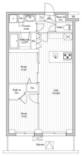 SPコート保塚町 間取り図
