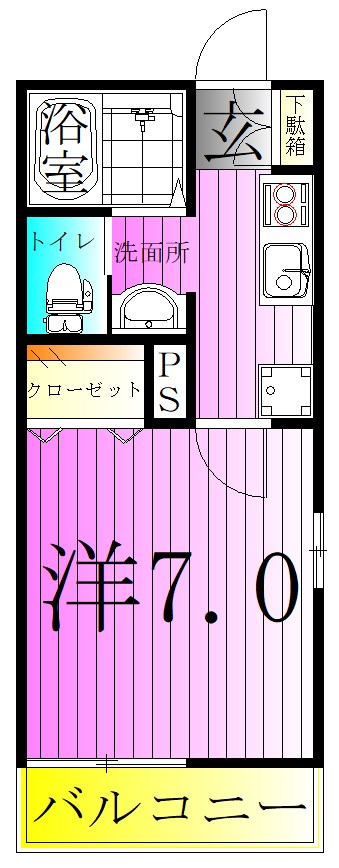 クリスタル綾瀬 間取り図