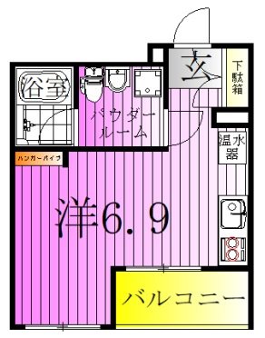ランドヴィル千住柳町 間取り図