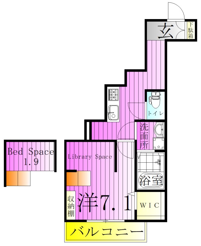 パークブラン亀有 間取り図