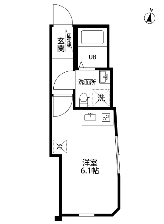 SBメゾン江北 間取り図