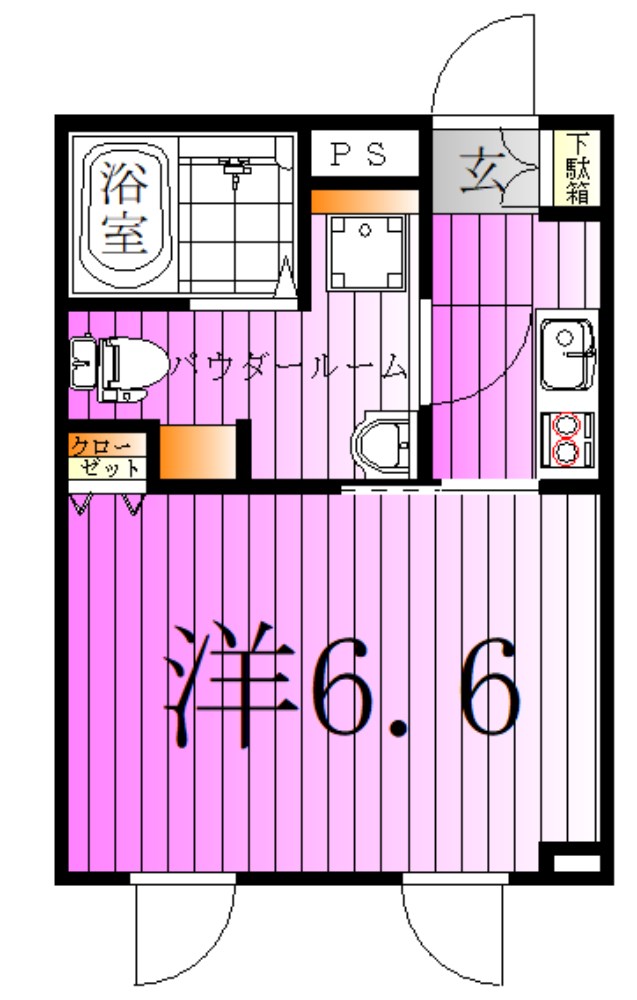 レピュア北千住レジデンス 間取り図