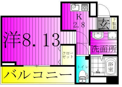 Sunshine Hills 301号室 間取り