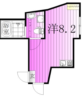 Cスクエア五反野 間取り図