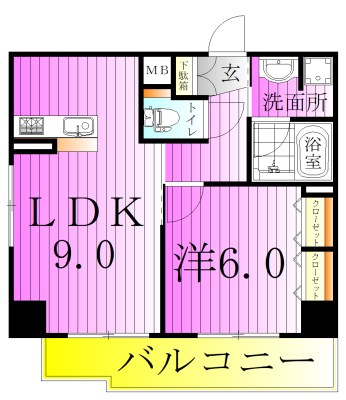 AXAS西新井 間取り