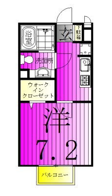 Vent・Clar 102号室 間取り