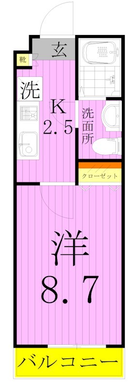 グランフォース谷在家 間取り図