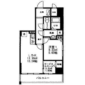 モアナ　レジデンス 201号室 間取り