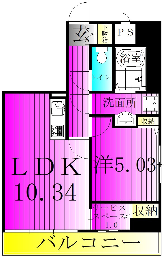 モアナ　レジデンス 601号室 間取り