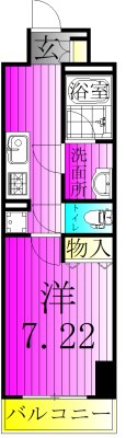 モアナ　レジデンス 203号室 間取り
