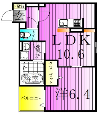 T&amp;amp;P　TAKENOTSUKA 間取り図