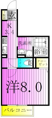 T&amp;amp;P　TAKENOTSUKA 間取り図