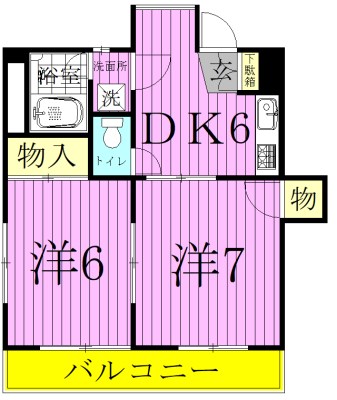 ニューパレス馬橋 間取り