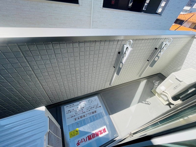 セレスティア西保木間 ベランダ