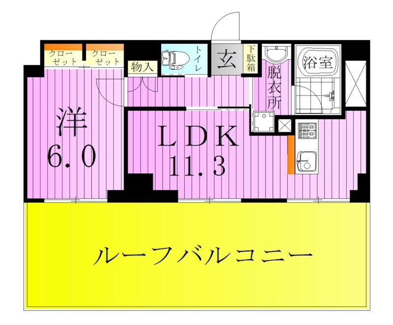 ＤＩＰＳ北千住  間取り図