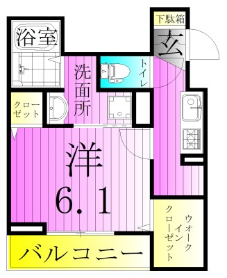 セレスティア西保木間 間取り図
