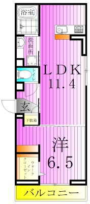 アヴァンス八潮B 間取り