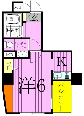 プリマヴェーラ北千住 間取り図