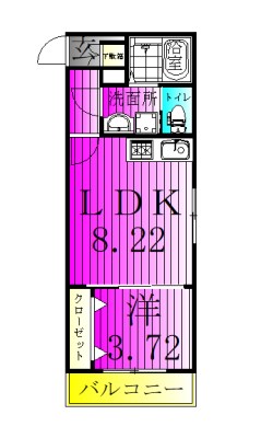 セレーノ 301号室 間取り