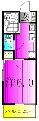 ストラーダ 301号室 間取り