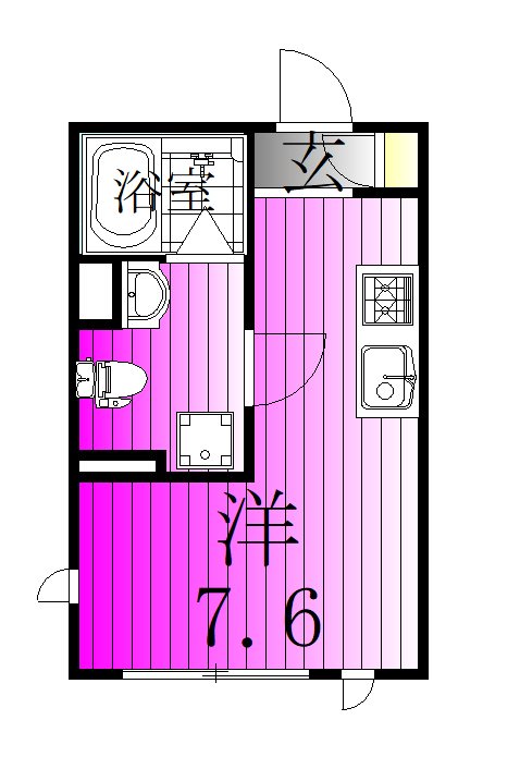 COCOCUBE北千住 間取り図