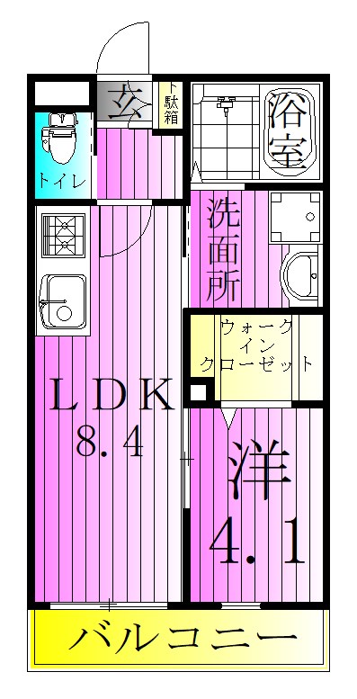 ガーデン旭 間取り図