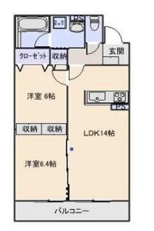 サンフローラ六町 間取り図