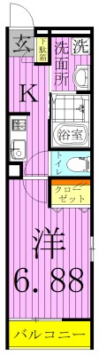 メイプルプレイス 間取り図