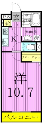ヴィラ　ケイ 間取り図