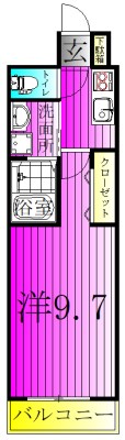 ガーデン　ヒルズ 103号室 間取り