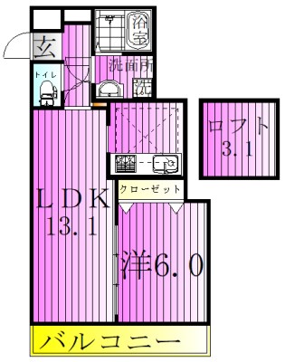 ジュールエスト２ 間取り図