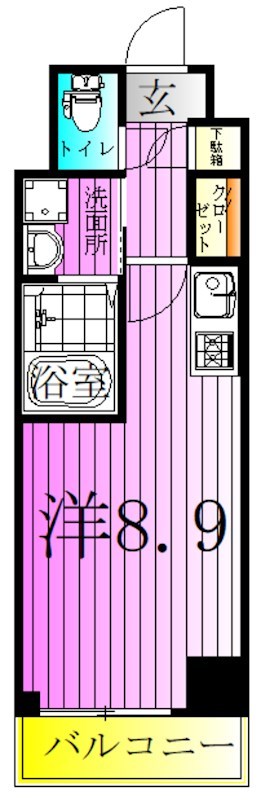 ART APARTMENT IN TOKYO NORTH 間取り図