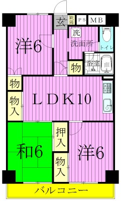 スタークレスト  間取り図