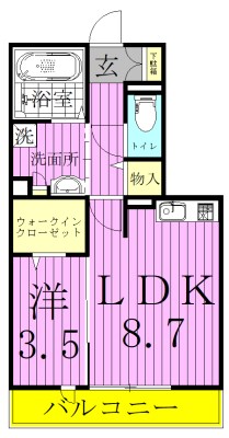 ソフィアＳＴ 302号室 間取り