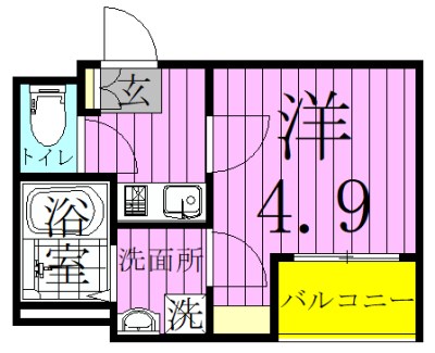 グランクオール城東 間取り図