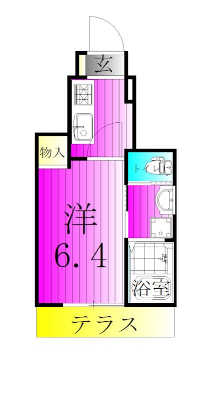 グランシャレー亀有Ⅱ 間取り図