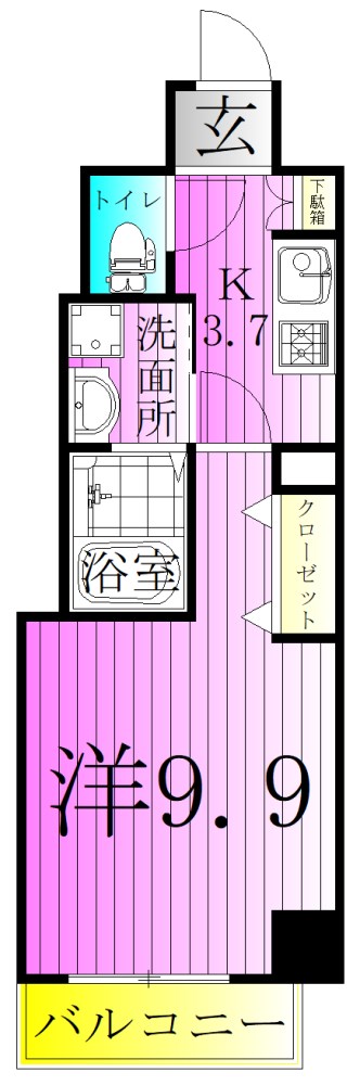 グレースクレスト八潮 間取り図