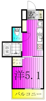 MELDIA秋山 間取り図