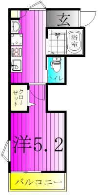 MELDIA秋山 304号室 間取り