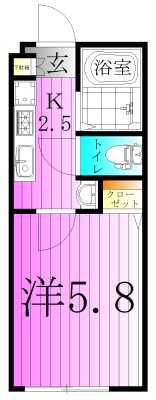 エクセラン西新井大師 間取り