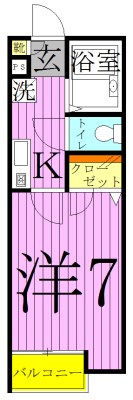 ＡＤＯＮＩＳ　ＨＯＵＳＥ 間取り図