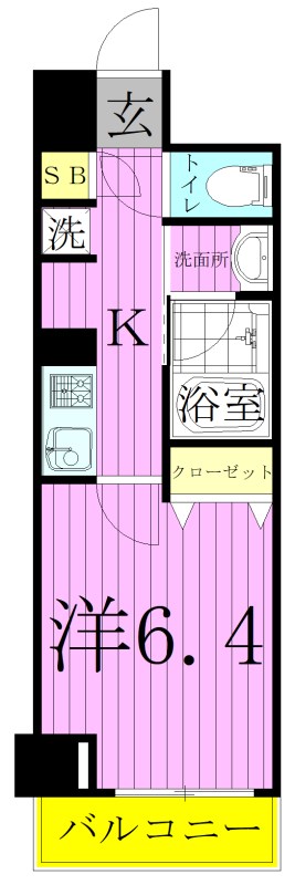 THE RESIDENCE OF TOKYO Ｃ18  間取り図