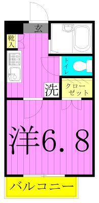 プラム梅島Ｃ 間取り図