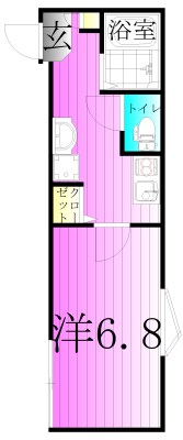 MELDIA北綾瀬V 間取り図